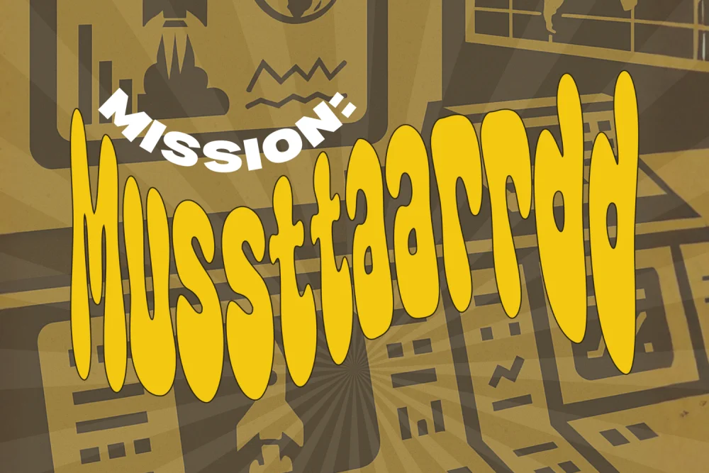 Mission: Mustard pack label